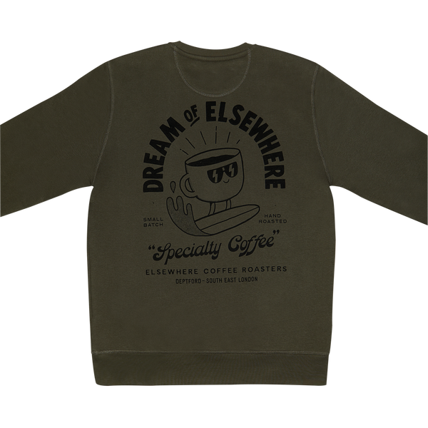 Dream of Elsewhere Graphic Sweatshirt in Khaki