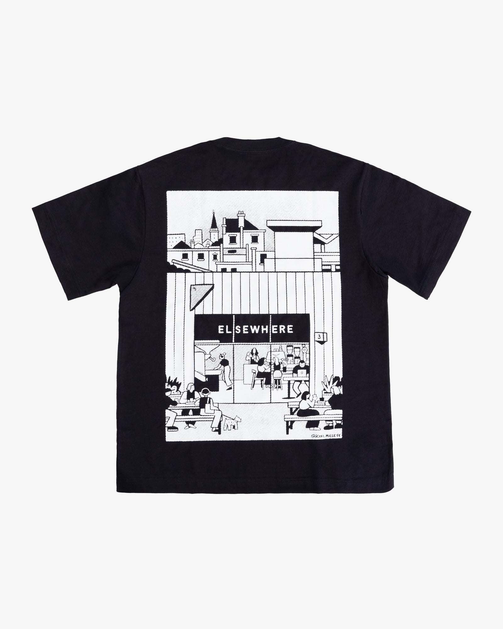 Dark Blue Graphic Tee