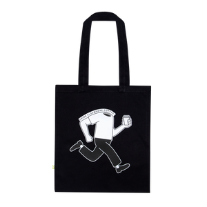 'Drink Elsewhere!' Graphic Tote Bag