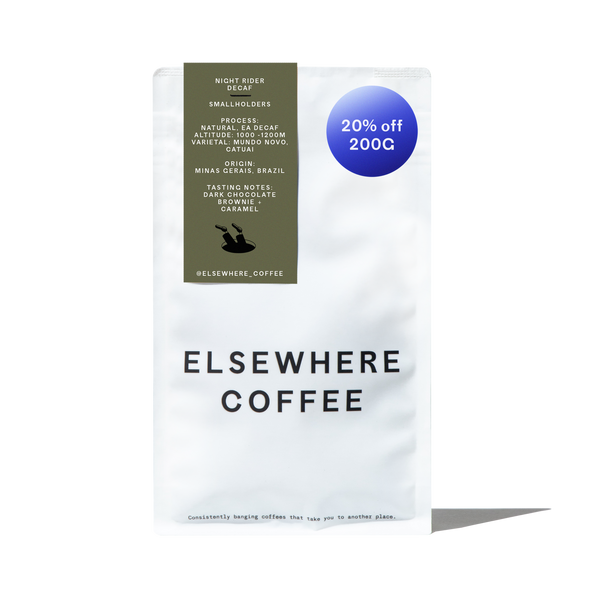 Night Rider Decaf 200g - 20% off